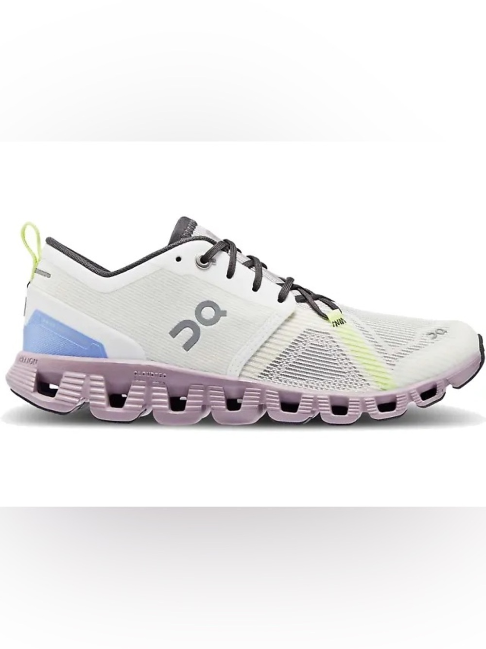 On Cloud X 3 Shift Sneakers in White/Heron | Size 6.5